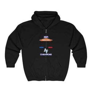 2021 Air Force First Responder Bowl Champs Zip Hooded Sweatshirt